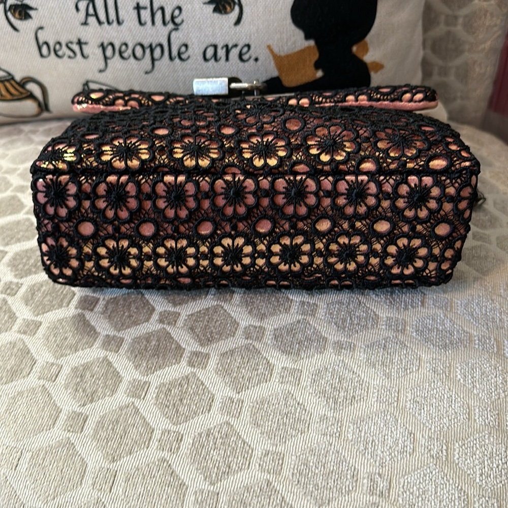 NWT Gorgeous Kurt Geiger London Lace Mini Brixton Bag - Picture 10 of 16
